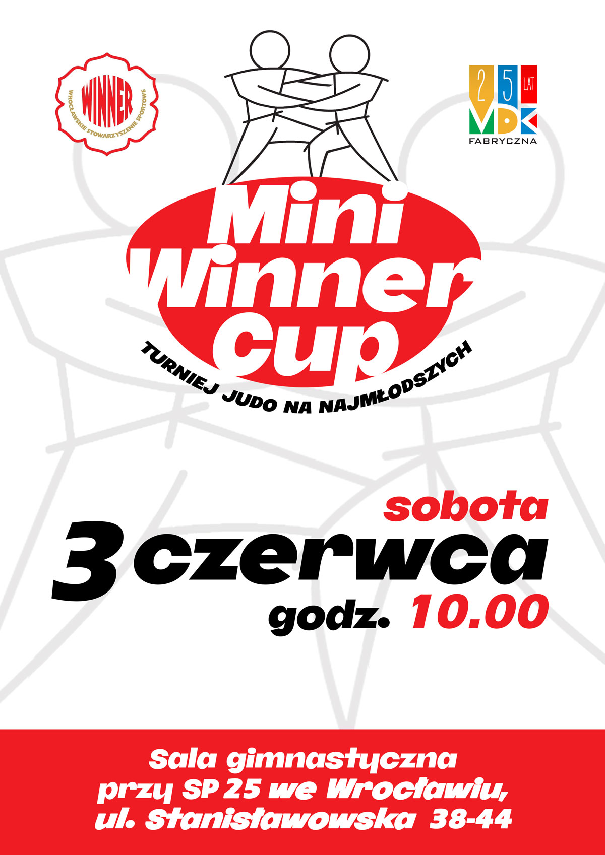 3 czerwca - Turniej Judo Mini Winner Cup w SP 25