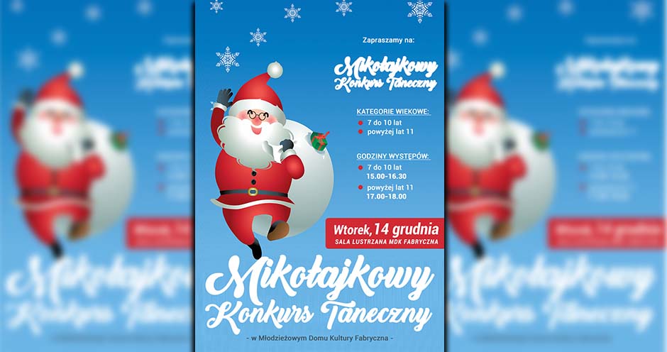 Mikołajkowy Konkurs Taneczny - 14 grudnia 2021
